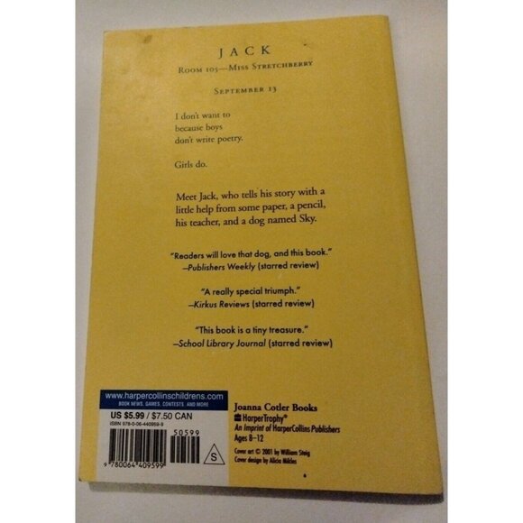 Love That Dog A Novel Sharon Creech 2008 Paperback Book Newbery Medal Winner - Picture 2 of 2